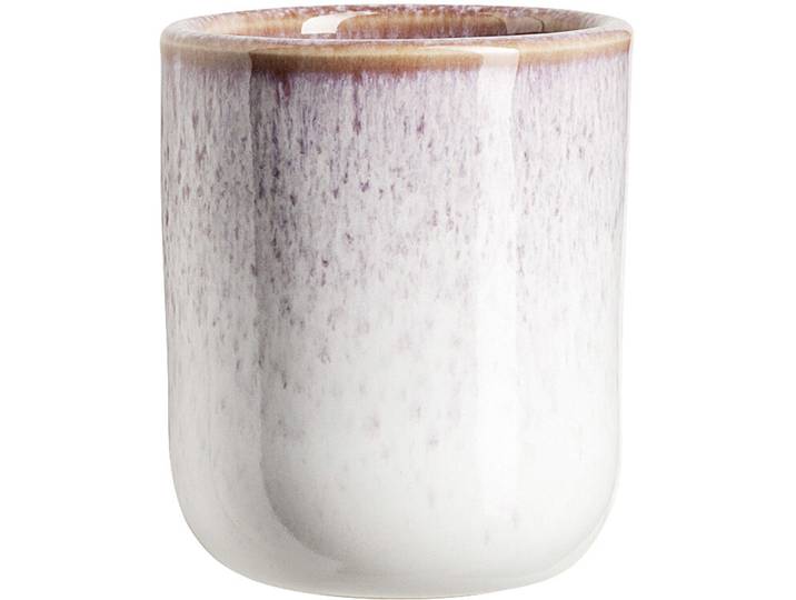 Gipfelstück Espressotasse Alpenwiese berry Steinzeug - Farbe: Berry/Weiss
