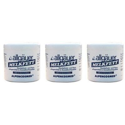 3x Allgäuer Melkfett 3x500 ml Körperpflege