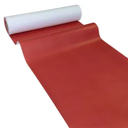 JUNOPAX Papiertischläufer rot 50m x 0,40m, nass- und wischfest