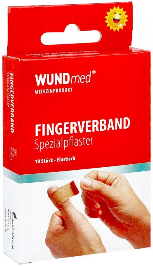 WUNDmed Fingerverband Spezialpflaster 2x12 cm 10stk