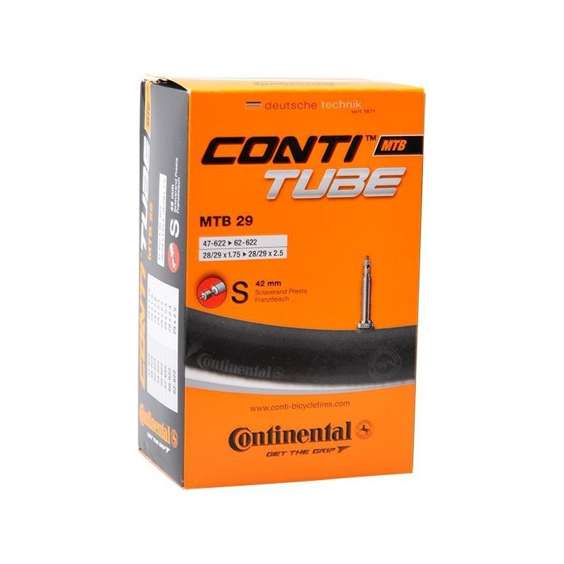 Chambre à air VTT Continental 28x1.75-2.50 29x1.75-2.50 Valve Presta