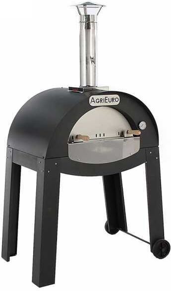 AgriEuro Premium AgriEuro Mini Cibus - Holzbackofen für draußen - 70x50 - Backfähigkeit: 2 Pizzas