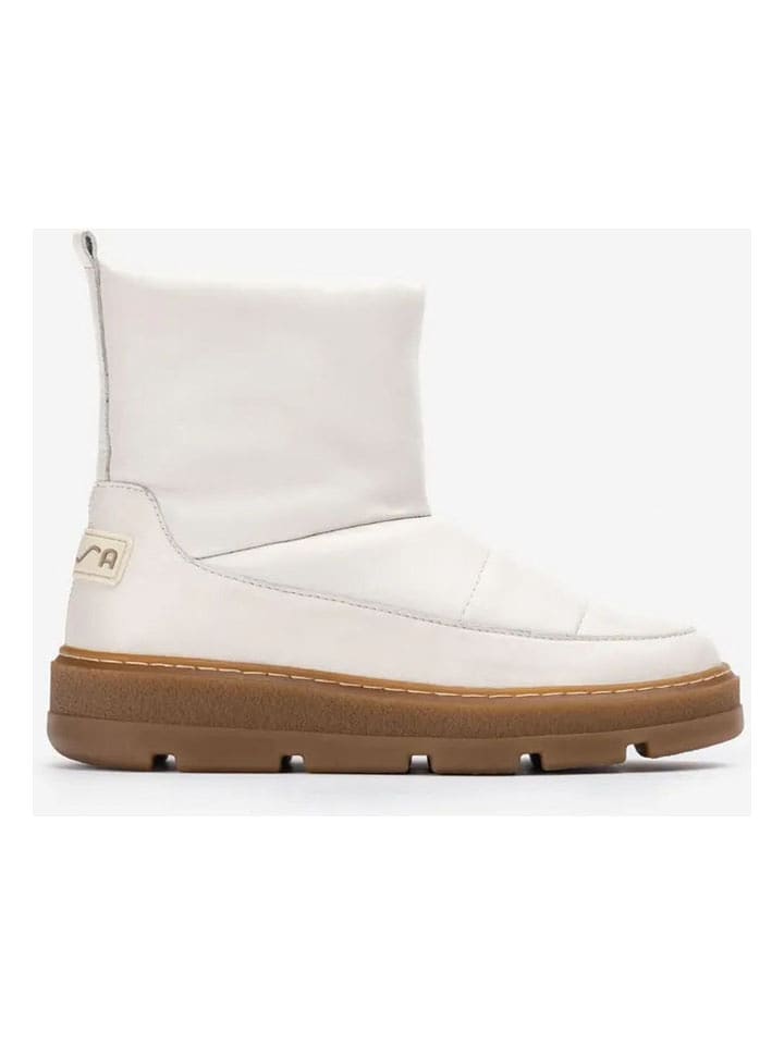 Unisa Leder-Boots "Fossa" in Weiß - 38