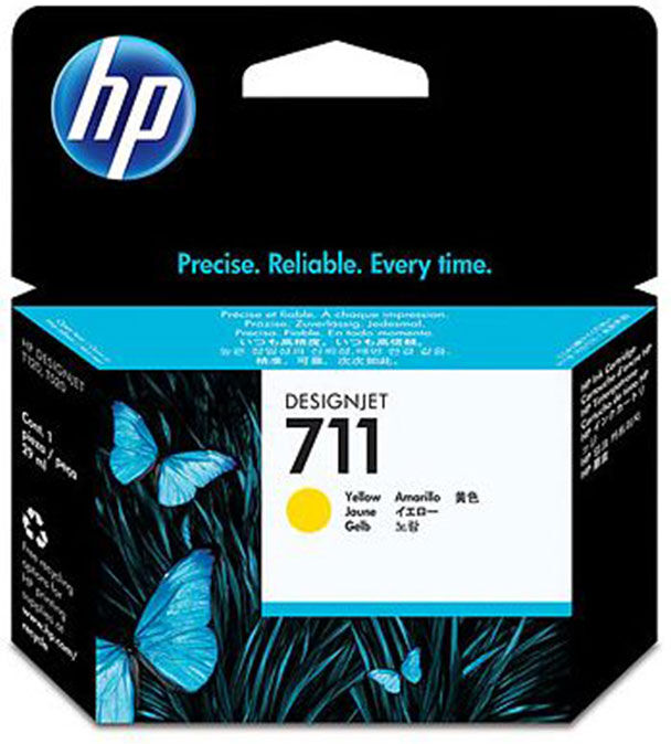 TINTEIRO HP 711 AMARELO