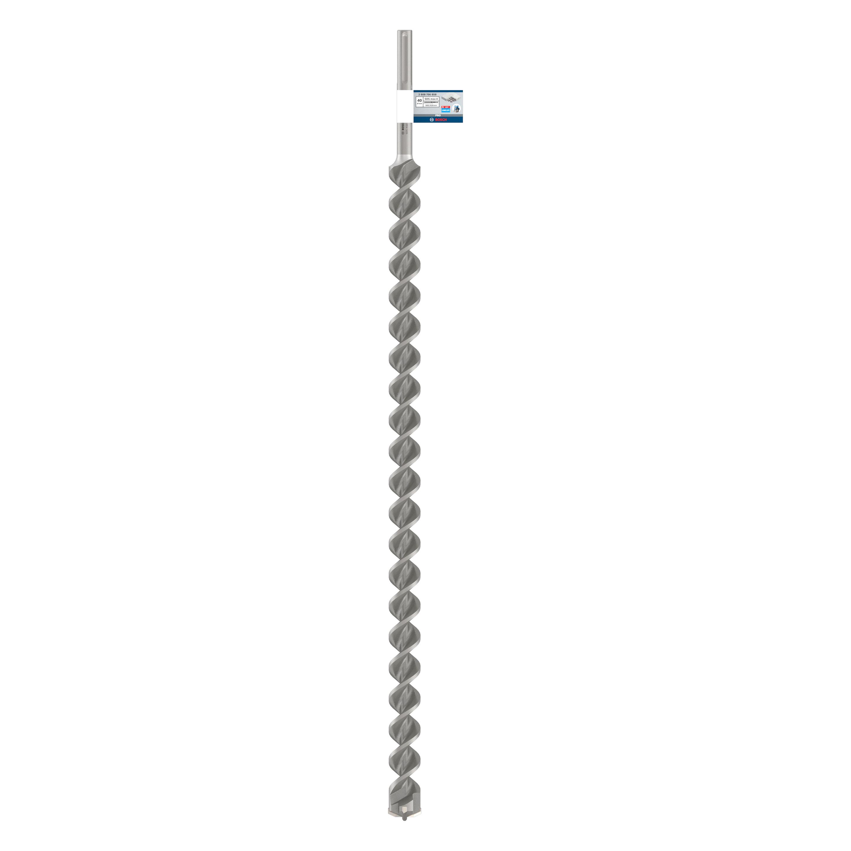Bosch Professional Zubehör Hammerbohrer PRO SDS max-4 40x800x920mm 2608706858 (2608706858)