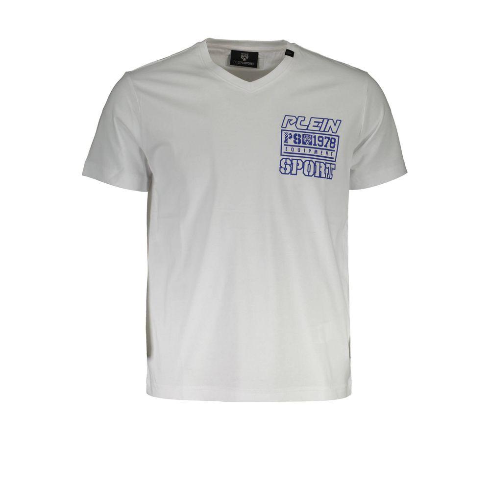 V-Ausschnitt Kurzarm-T-Shirt