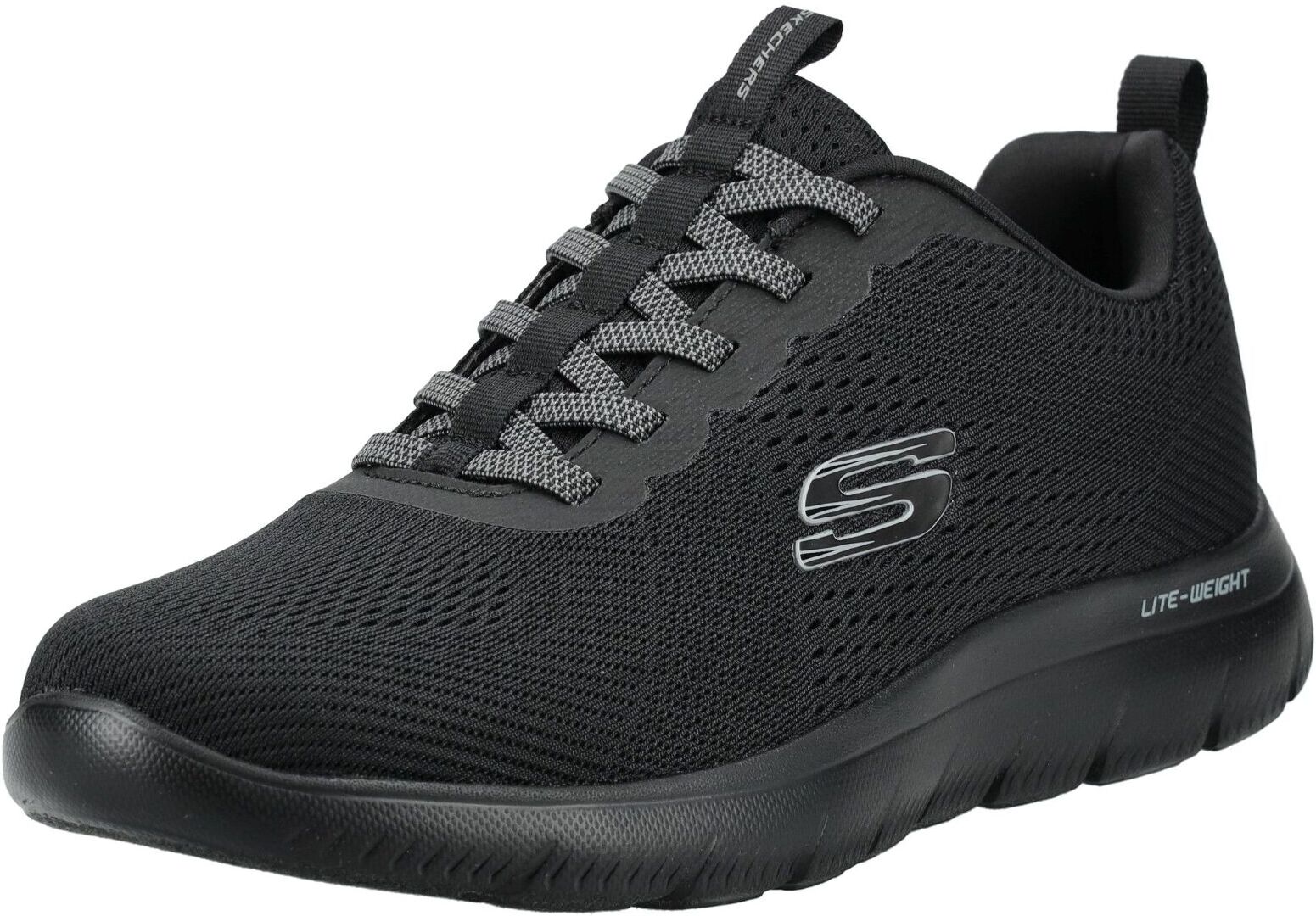 Sneaker SKECHERS "Skechers Sneaker Textil", Herren, Gr. 47,5, Textil, schwarz, Schuhe Sneaker