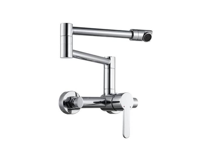 LuxusKollektion Küchenarmatur Küchenarmatur Wand Einhebelmischer 360° (1-St)