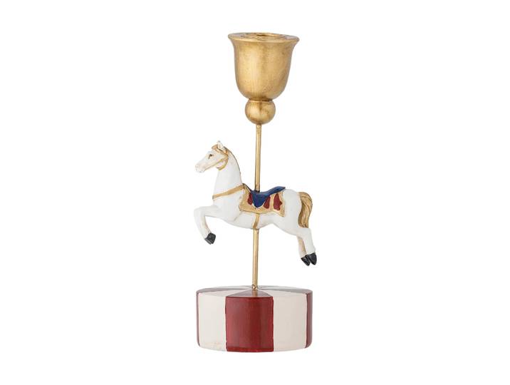 Bloomingville Bougeoir Merry-go-round Blanc
