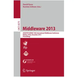 Middleware 2013, Fachbücher von David Eyers, Karsten Schwan, David Gayle