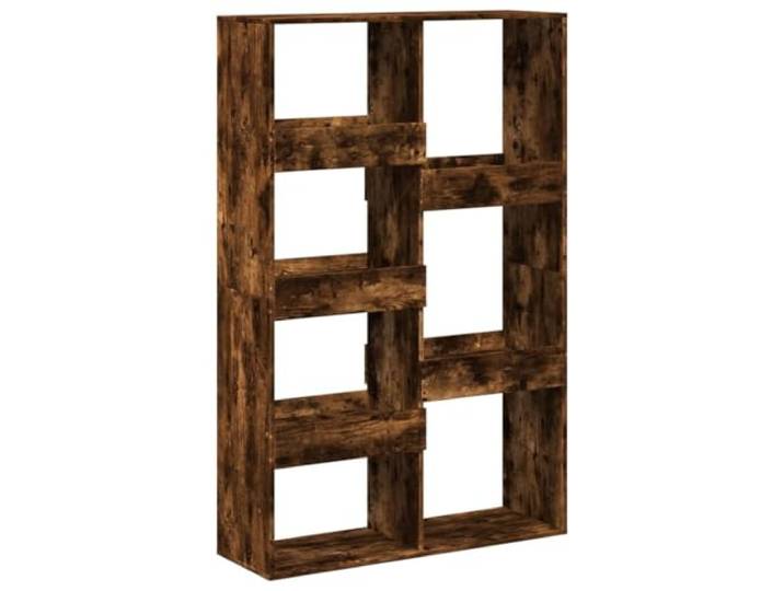 KGHERMDF Raumteiler Räuchereiche 100x33x155,5 cm Holzwerkstoff 7 Fächer, Stauraumregal, Feuchtigkeitsresistent, Pflegeleicht, Vielseitig für Wohnzimmer