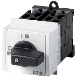 Eaton 014187 Stufenschalter, T0, 20 A, Verteilereinbau, 5 Baueinheit(en), Kontakte: 9, 30 °, rastend, mit 0-Stellung, 0-9, Abwicklungs Nr. 15224