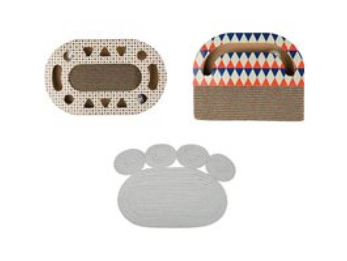 ZOOFARI® Griffoir en carton ou Tapis griffoir