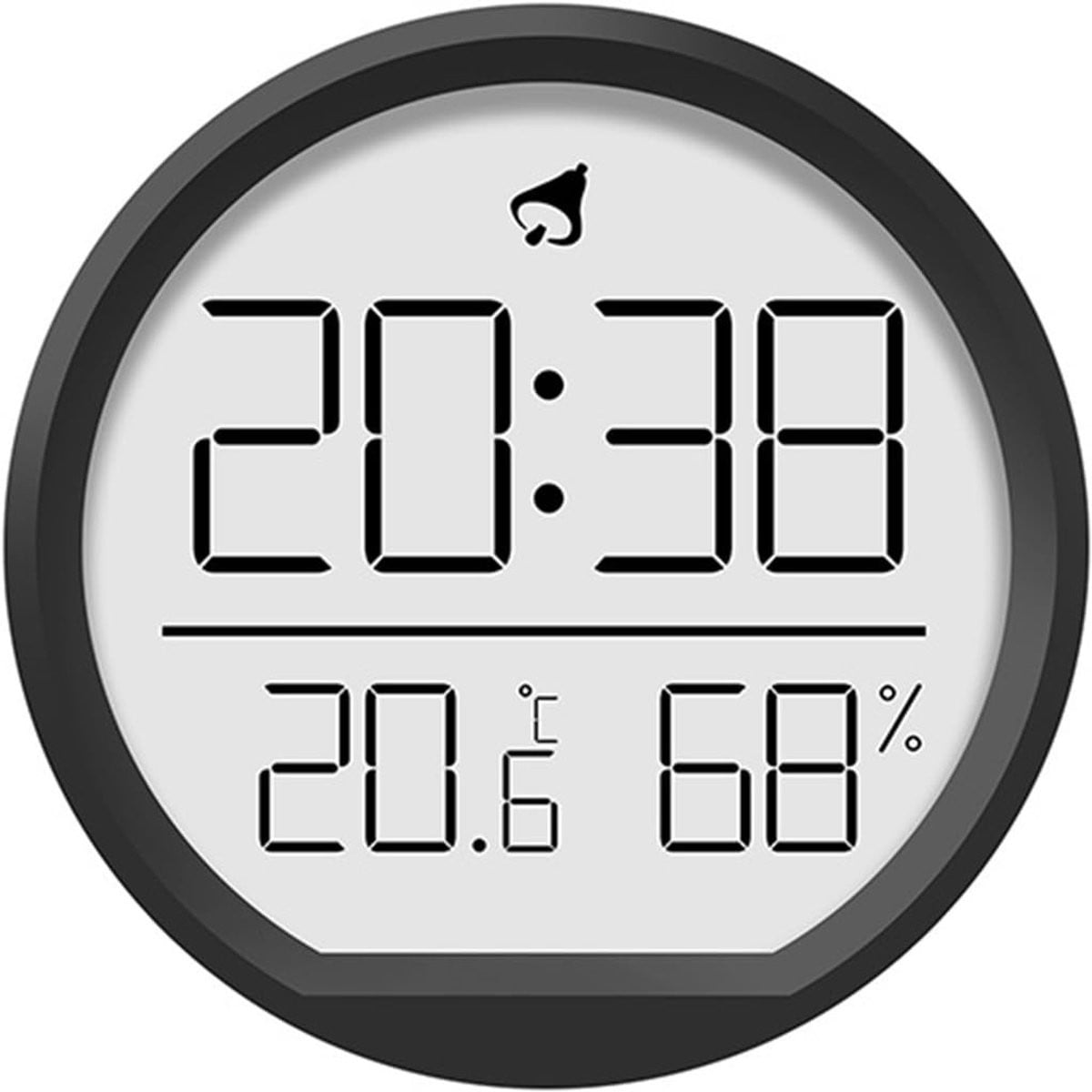 Digitale klok met temperatuur- en vochtigheidsmeter van Solidchoice
