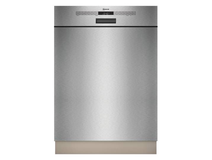 NEFF Unterbaugeschirrspüler S125EBS16E , Energieeffizienz: A (A-G), silber, B:60cm H:82cm T:57cm, Geschirrspüler, Automatische Türöffnung für Effizienz, flexible Körbe