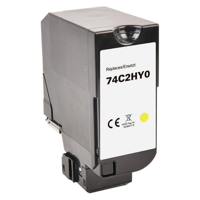 Renkforce Druckerpatrone ersetzt Lexmark 74C2HY0 Kompatibel Gelb 12000 Seiten R (RF-7475634)