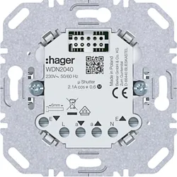 Hager WDN2040 Jalousie-Einsatz, 1fach, Einsatz UP, für A.x/C.x