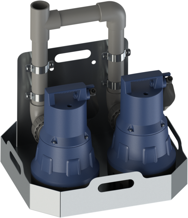 SFA Rainkit SANISUB 800, 2 Pumpen KITEPSUB015 für Regen-, Klar- und Grauwasser