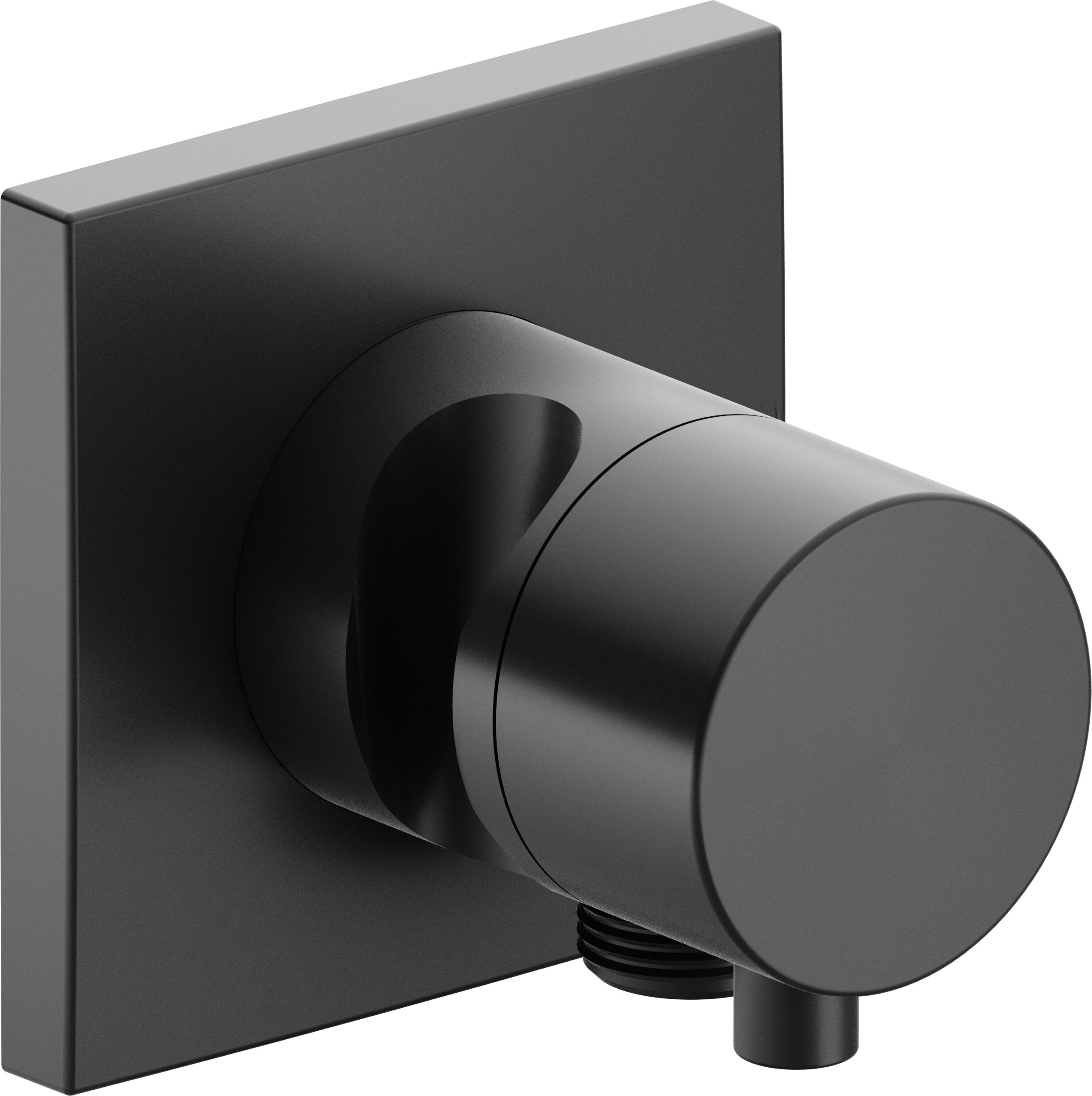 Keuco Comfort Select , support de douche, poignée match0 , carré, chrome noir brossé