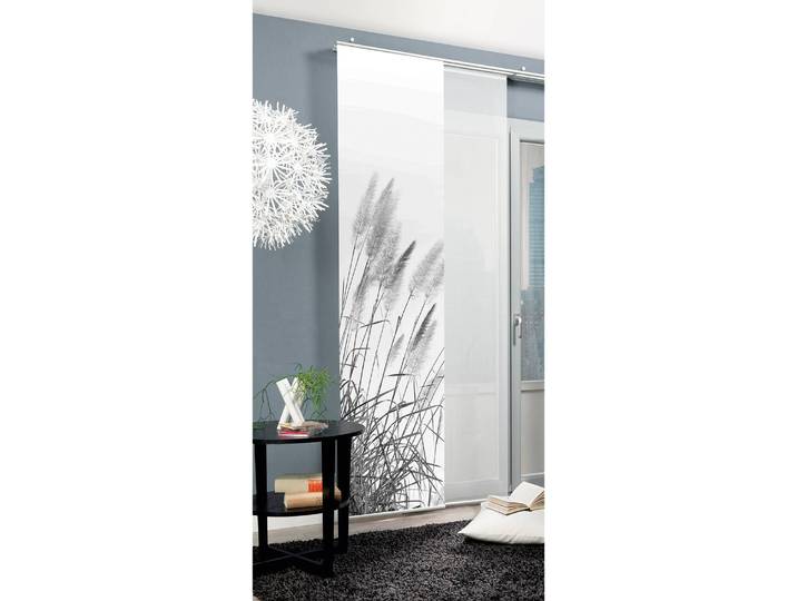 Schiebevorhang Pampas 60 x 245cm Grau