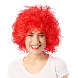 Perücke "Clown", rot