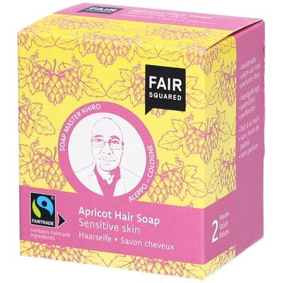 Fair Squared Hair Soap Apric Sens Skin 2 x 80 g Festes Shampoo
