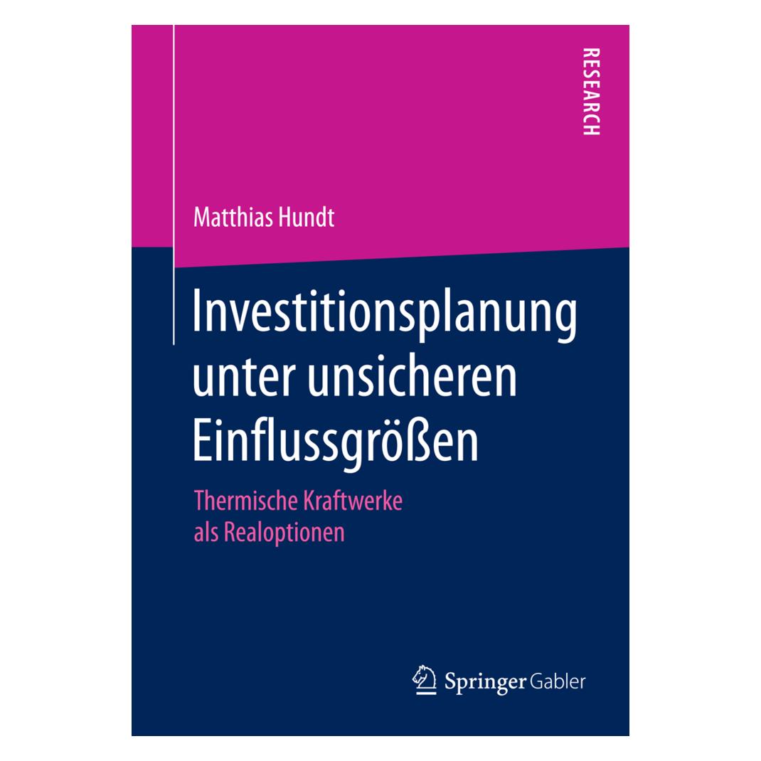 Springer Investitionsplanung unter unsicheren Einflussgrössen (Deutsch, Softcover, Matthias Hundt) (55572713)