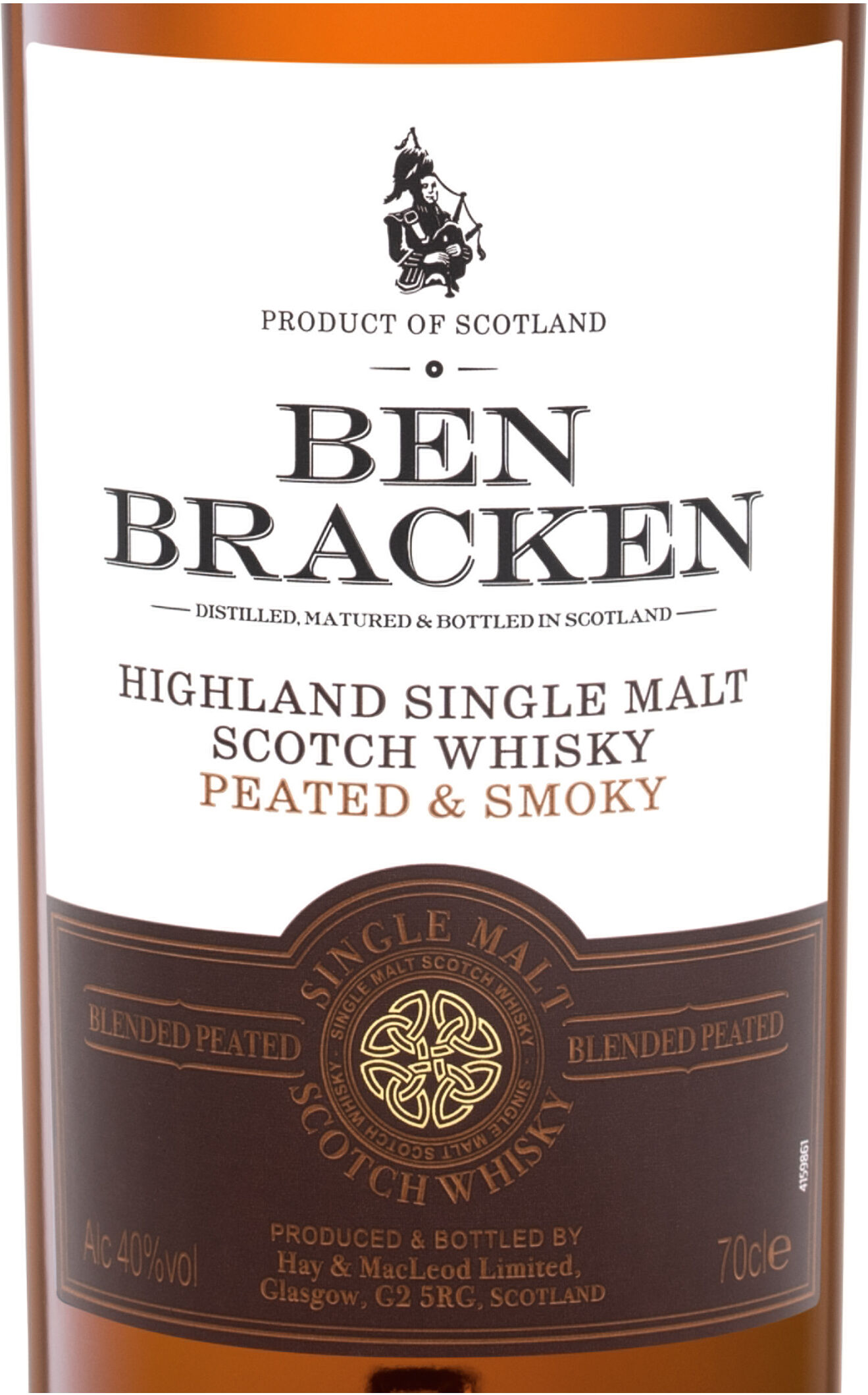 BEN BRACKEN Highland Single Malt Scotch Whisky Peated & Smoky 8 Jahre 40% Vol