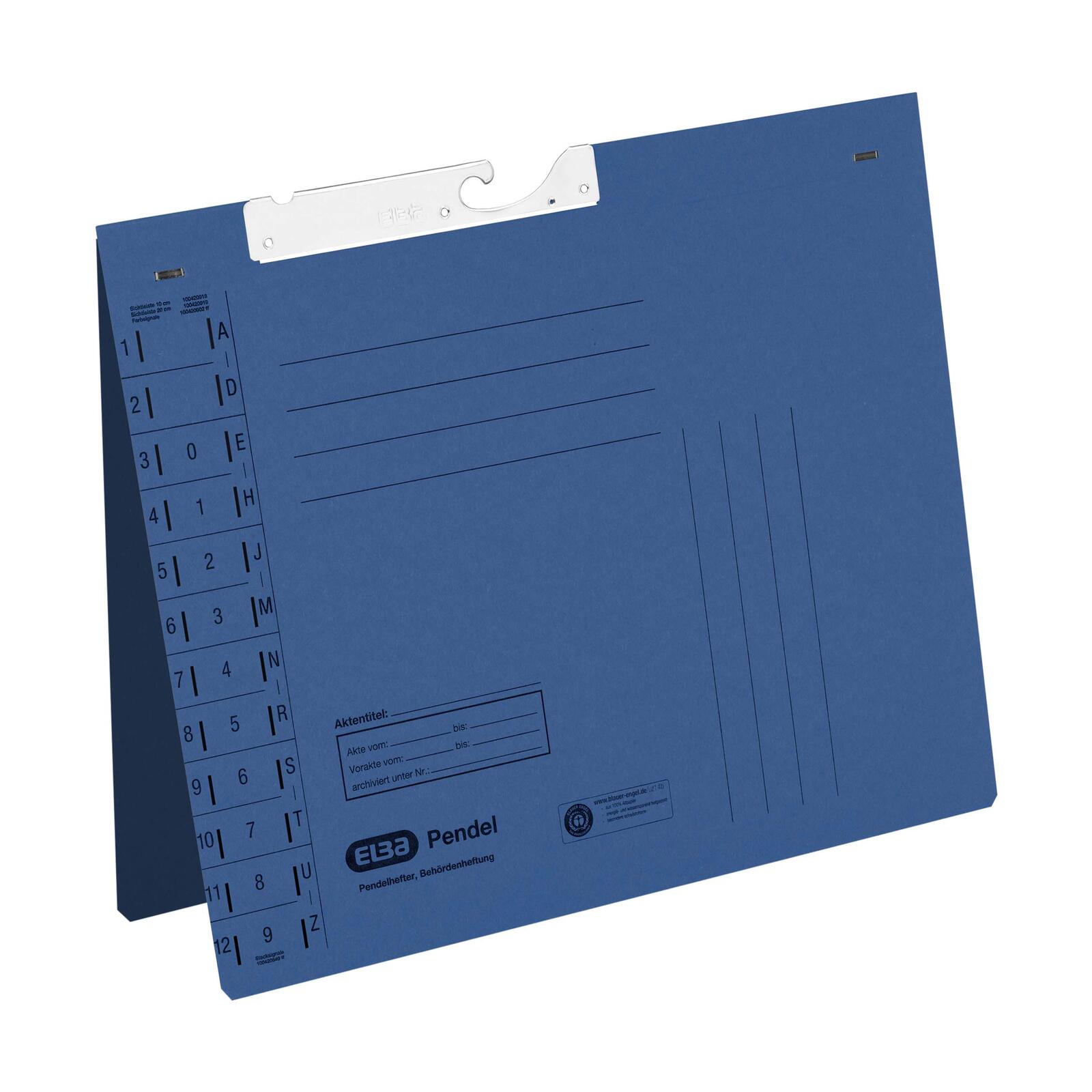 ELBA Pendelhefter DIN A4 Amtsheftung blau 100560080