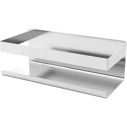 Intirilife, Duschablage, Duschregal in Silber (10.23 x 10 x 8 cm)