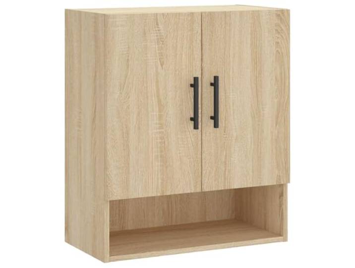 KLGBNCVE Wandschrank Sonoma-Eiche 60x31x70 cm Holzwerkstoff Wandmontage,Stauraum,Präsentationsfläche,Dekoablage,Holzwerkstoff,sonoma-eiche Optik,glatte Oberfläche