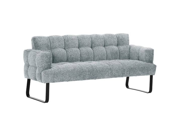 Novel Sitzbank, Mintgrün, Metall, 200x91x78 cm, Stoffauswahl, Esszimmer, Bänke, Sitzbänke