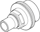 Dornbracht Verlaengerung 28 mm xTOOL 09210211090 42 x 54,5 mm