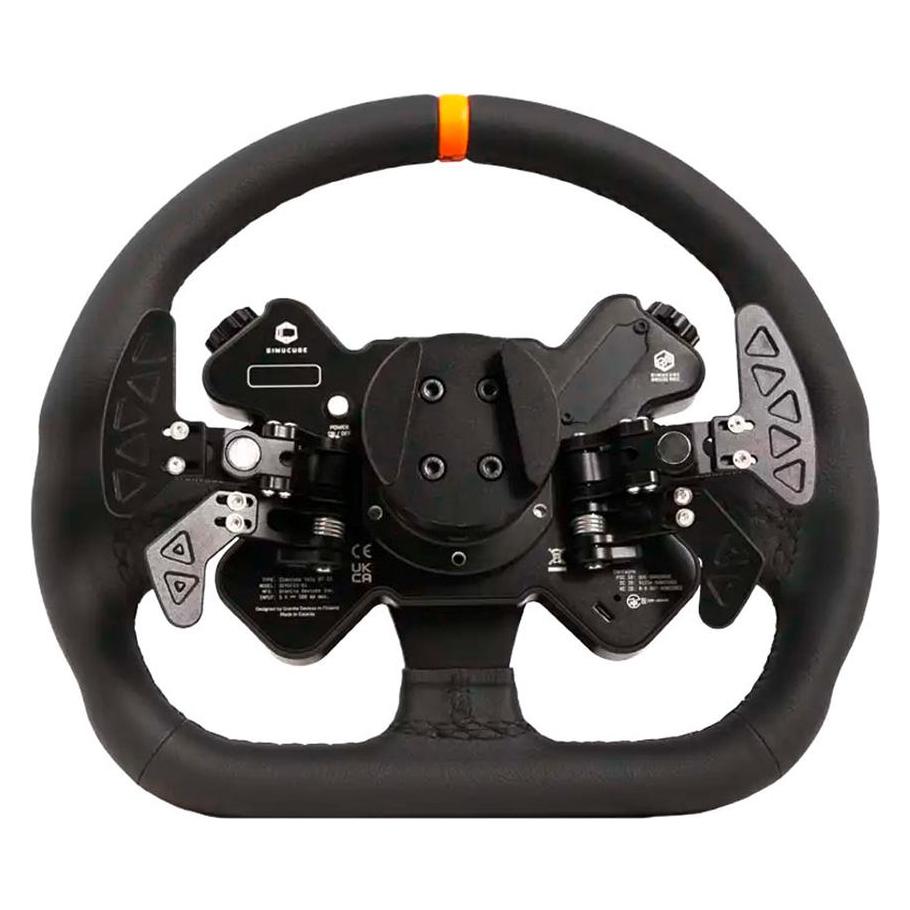 Simucube Valo GT-23 Wireless Lenkrad (32 cm) - Leder, schwarz (PC) (SCVALO-LE)