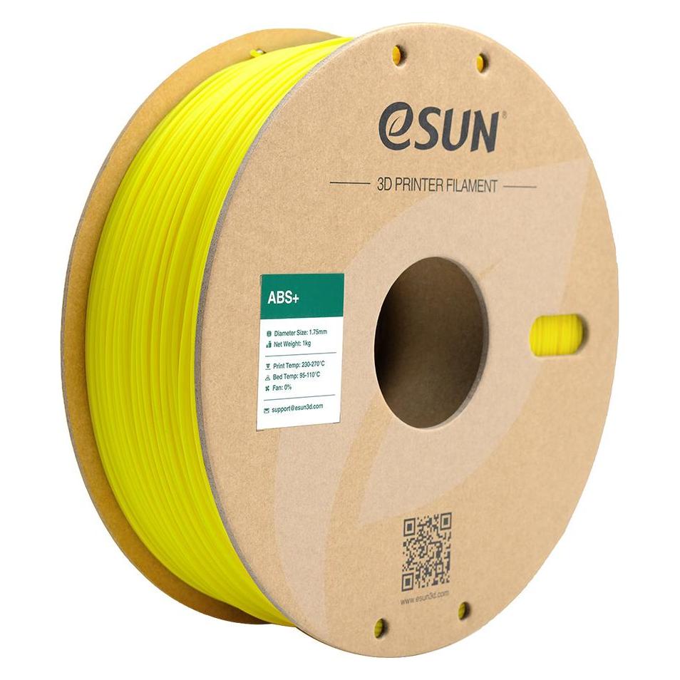 eSUN ABS+ 1,75mm Yellow 1kg 3D Filament (ABS, 1000 g, 1.75 mm) (ABS+175Y1)