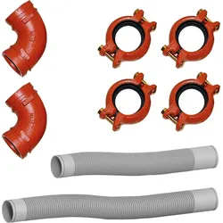 BOSCH Zub. Erdwärmepumpen Anschl.-Set 5 Vor-/Rücklauf Heizung für T 540...800-2