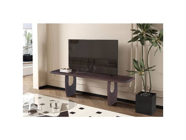 Meuble TV 'Braga' Bois de manguier Brun foncé