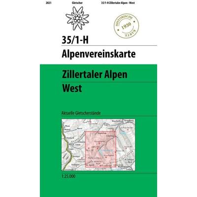 Zillertaler Alpen West - Historische Karte, Sonstige von , Deutscher Alpenverein, 978-3-948256-13-5