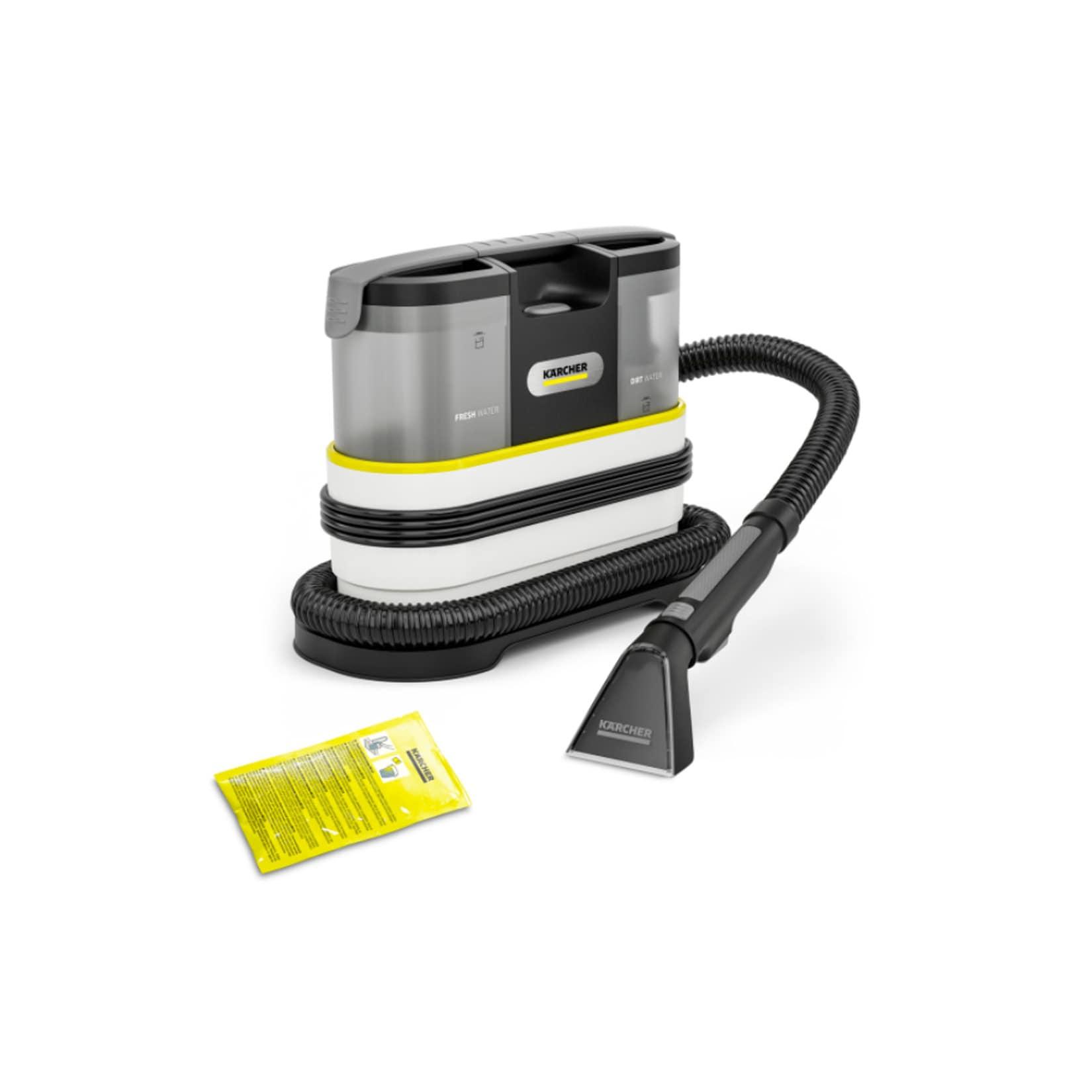 KÄRCHER SE 2 Spot Care Fleckenreiniger (Polster- und Textilreinigung, 450 Watt Leistung, 1,5 l Frischwassertank, 0,8 l Schmutzwassertank, 4,5 m Kabel)