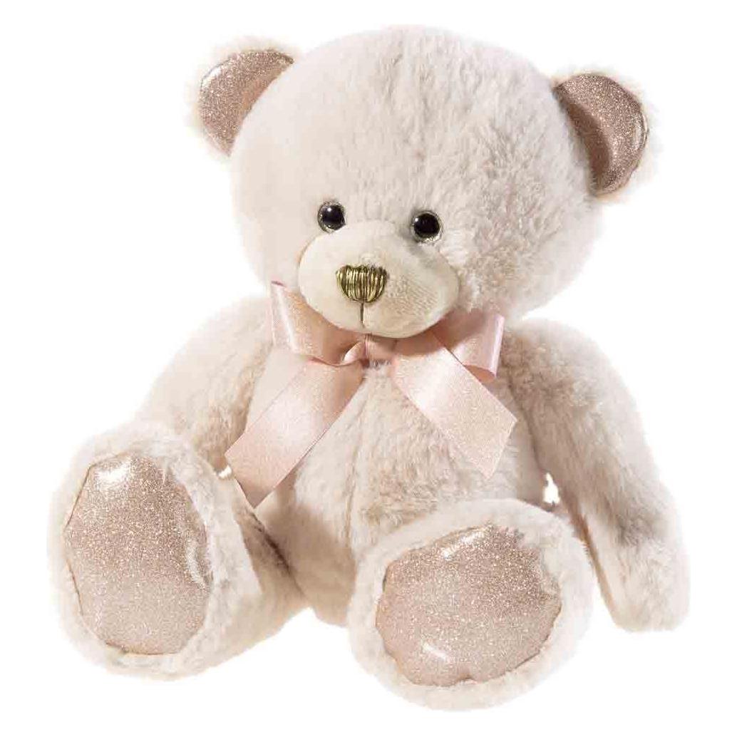 Magni Plüsch Bär Taupie 23cm mit Schleife und Glitzer (23 cm) (134164)