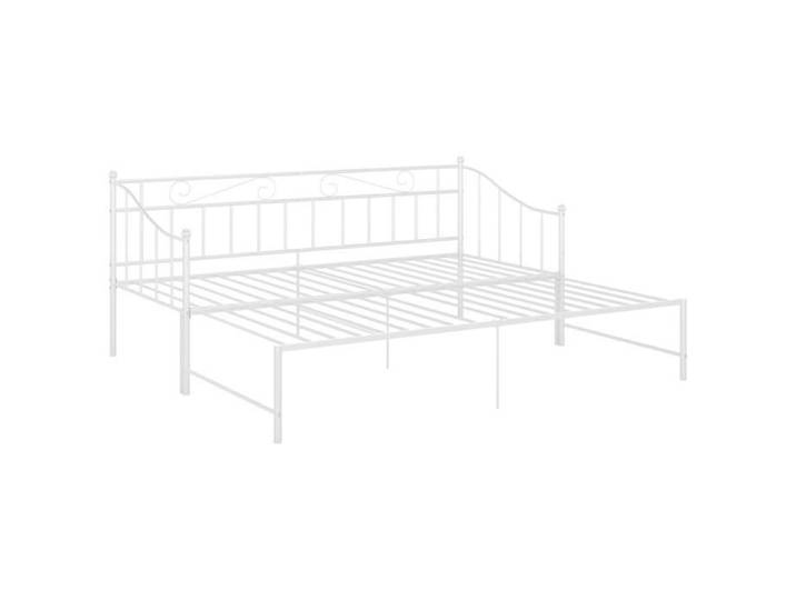 Canapé-lit - ZERODIS - AB324777 - Métal blanc - 90x200 cm - Extensible