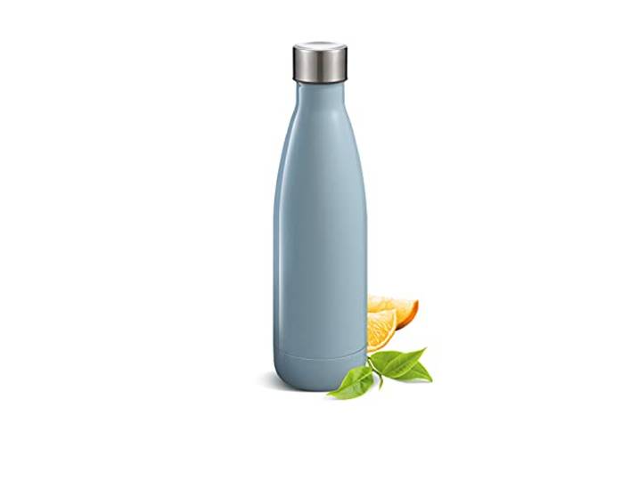 Tescoma Flasche CONSTANT PASTEL 0,6 l, Edelstahl, blau
