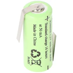 AccuCell GP Lady Akku GP 50NH, LR1, Size N NiMH Akku 500mAh mit Lötfahne in Z-Form