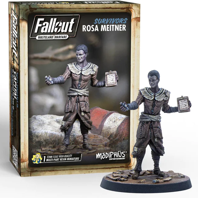 Modiphius Entertainment Ltd Fallout: Wasteland Warfare – Rosa Meitner Miniature for Tabletop Gaming and Collecting