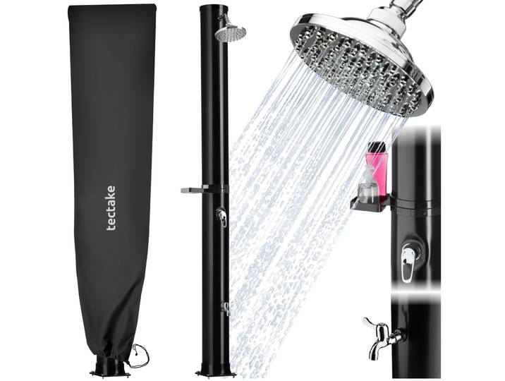 Zonnedouche Orinoco 40 l - zwart