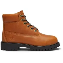 Timberland Unisex für Kinder. TB0A6BETEN11 Lederstiefel Premium weiß (23), Wohnung, Schnürsenkel, Klassisch, Kinderbekleidung