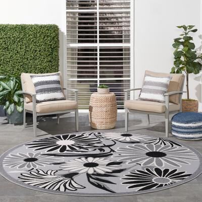 Nourison Aloha Indoor/Outdoor Floral Area Rug
