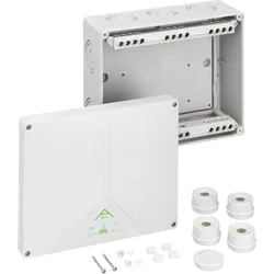 Spelsberg 82541001 Abzweigkasten, Schutzart IP54/IP65, max. Leiterquerschnitt 252, Schlagfestigkeit IK07, Schutzklasse II, Ui 690V AC, VDE