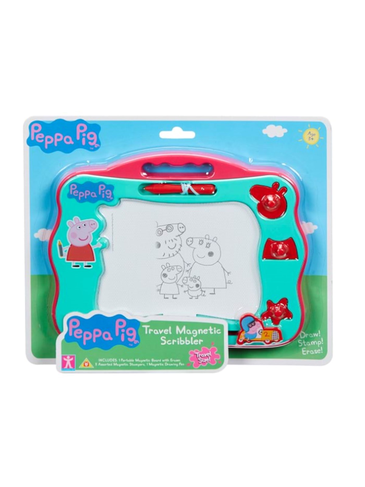 Peppa Pig Activity Travle Magnetic Scribbler