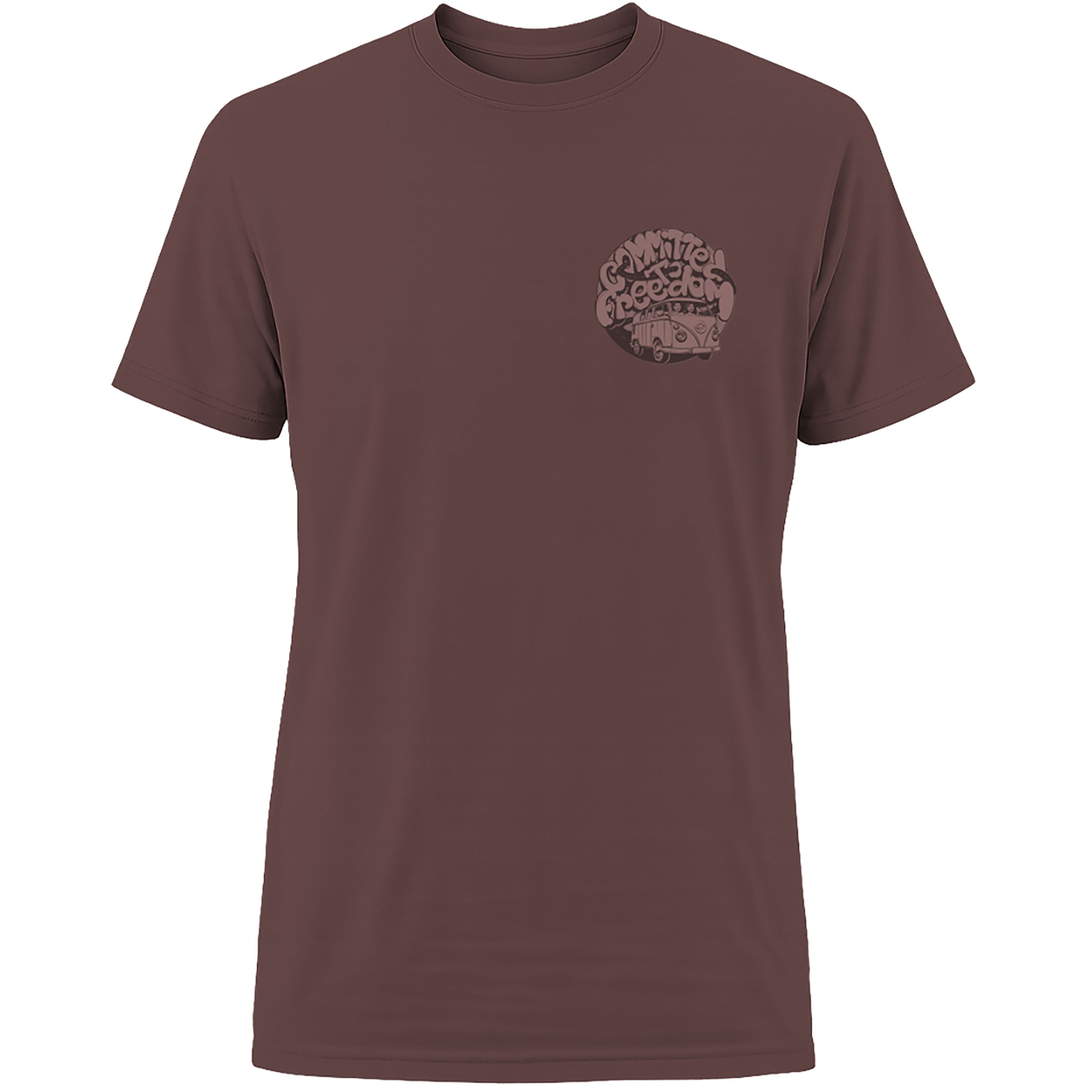 Nograd Committed To Freedom Herren T-Shirts braun Größe XXL Bouldern | Lifestyle Widerstandsfähig